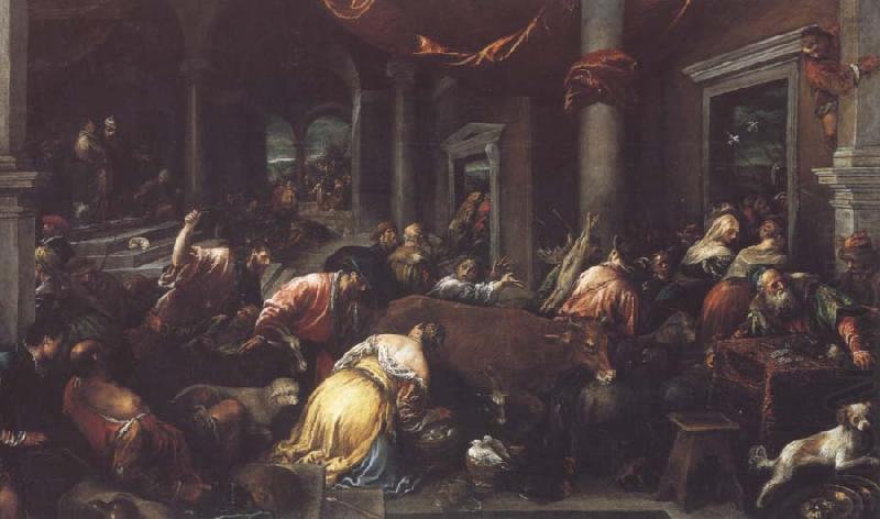 Jacopo Bassano Christ Driving the Traders from the Temple china oil painting image